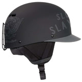 Sandbox Classic 2.0 Snow Helmet 2022-2023 - A black helmet with a white logo on the front and a chin strap.