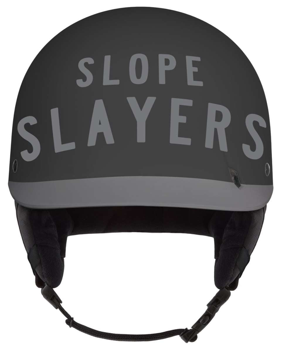 Sandbox Classic 2.0 Snow Helmet 2022-2023 - A black helmet with a white logo on the front and a chin strap.