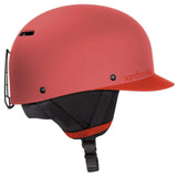 Sandbox Classic 2.0 Snow Helmet 2022-2023 - A red helmet with a black visor and ventilation holes on top.