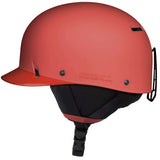 Sandbox Classic 2.0 Snow Helmet 2022-2023 - A red helmet with a black chin strap and ventilation holes on top.