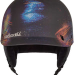 Sandbox Classic 2.0 Snow Helmet 2022-2023 - A black helmet with a blue and white logo on the front.