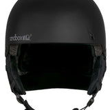 Sandbox Icon MIPS Helmet 2022-2023 - A black helmet with a white logo on the front and a MIPS liner visible inside.