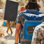 Hydro Flask 20L Day Escape Soft Cooler Pack - A large, rectangular-shaped cooler with a dark gray color and a handle on top.