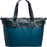 Hydro Flask 18L Day Escape Soft Cooler Tote - A large, dark gray cooler bag with a zippered top and two black shoulder straps.