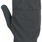Seirus Thermax Heat Pocket Mitten Liner - A dark-colored mitten with a ribbed cuff and a pocket on the palm side.