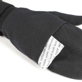 Seirus Thermax Heat Pocket Mitten Liner - A black mitten with a white label on the back of the hand that reads "Thermax" in gray letters.