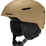 Smith Altus MIPS Helmet 2024 - Matte black helmet with a white logo on the side and a silver buckle on top.