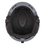 Smith Altus MIPS Helmet 2024 - Black helmet with white logo on front, black chin strap and ear pads.