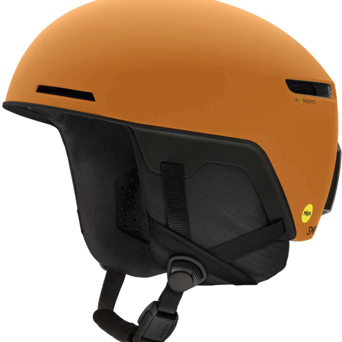 Smith Code MIPS Helmet 2024 - Matte black helmet with a sleek, aerodynamic design and a prominent white logo on the front.