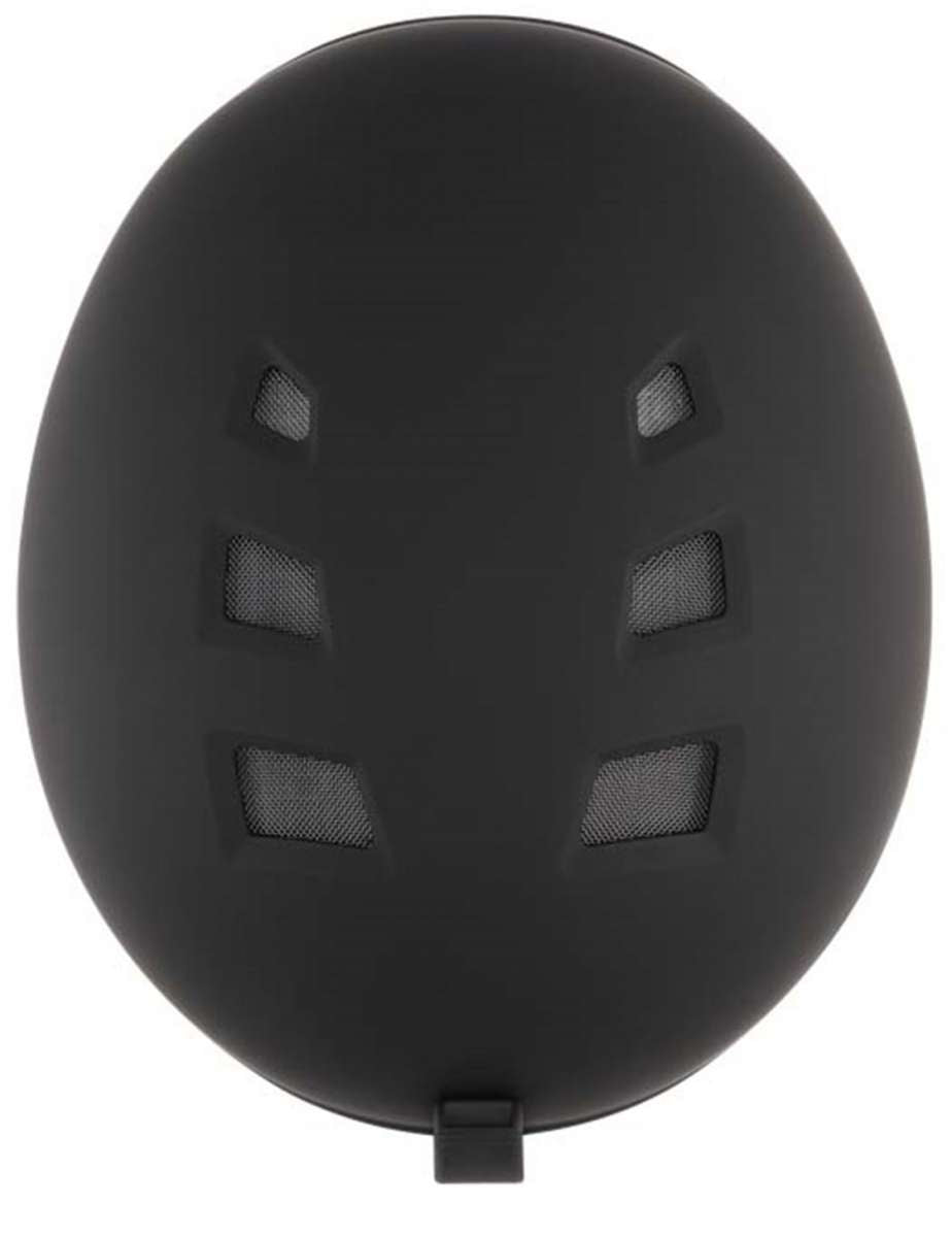 Smith Holt Helmet 2024 - Black helmet with a matte finish, featuring ventilation holes on top and sides.