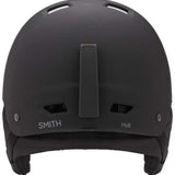 Smith Holt Helmet 2024 - Black helmet with a matte finish, featuring ventilation holes on top and a strap at the back.