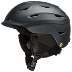 Smith Liberty MIPS Helmet 2023 - Matte black helmet with a sleek, aerodynamic design and ventilation system visible on top.