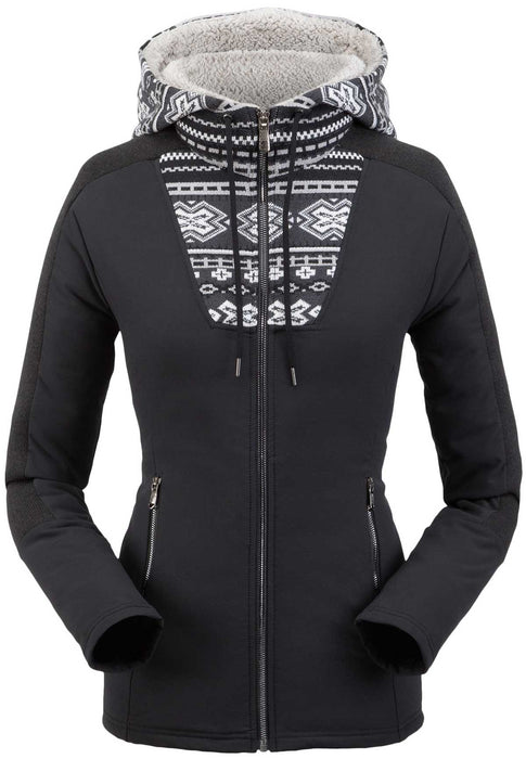 Spyder Ladies' Soiree Hybrid Hoodie Fleece Sweater Jacket 2019-2020