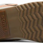 Sorel Ladies Winter Carnival Boot 2022-2023 - Brown rubber sole with a zig-zag tread pattern and a textured grip.