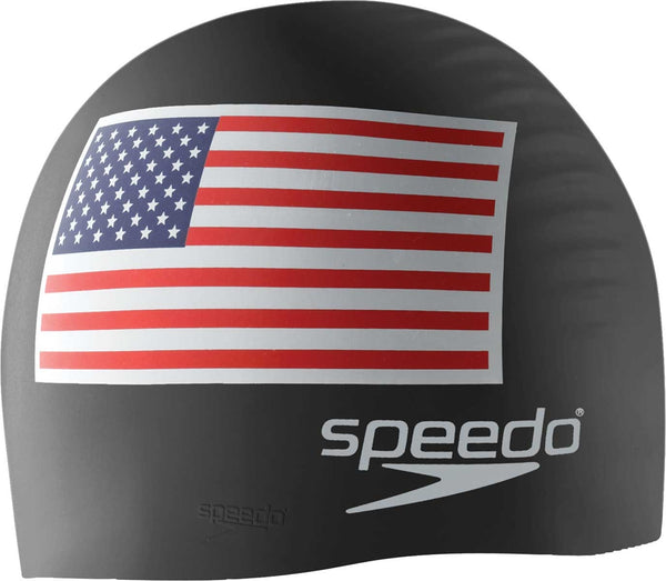 Speedo USA Flag Silicone Swim Cap – Ski Pro AZ