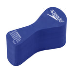 Speedo Juniors' Team Pull Buoy - Blue pull buoy with white logo and textured surface.