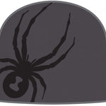 Spyder Arachnid Beanie 2024 - A black beanie with a spider silhouette on the front.