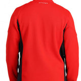 Spyder Bandit Hybrid Full-Zip Jacket 2023 - A red jacket with a black zipper and white accents on the chest.