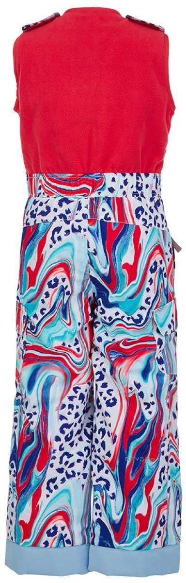 Spyder Bitsy Girls Sparkle Pant 2022 - A pair of girls' sparkly snow pants with a glittery pattern on a white background.