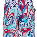 Spyder Bitsy Girls Sparkle Pant 2022 - A pair of girls' sparkly snow pants with a glittery pattern on a white background.