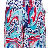 Spyder Bitsy Girls Sparkle Pant 2022 - A pair of girls' sparkly snow pants with a glittery pattern on a white background.