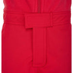 Spyder Bitsy Girls Sparkle Pant 2022 - A pair of pink snow pants with sparkly silver glitter accents on the sides and back.