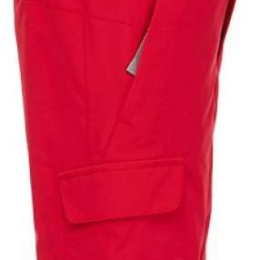 Spyder Bitsy Girls Sparkle Pant 2022 - A pair of pink sparkly snow pants with a glittery pattern on the legs and elastic cuffs at the ankles.