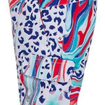 Spyder Bitsy Girls Sparkle Pant 2022 - A pair of girls' snow pants with a sparkly pattern on a white background.