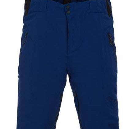 Spyder Bormio GORE-TEX Insulated Pants 2022 - Dark blue pants with black straps and buckles on the sides.