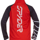 Spyder Boys Bitsy Bug Zip Turtleneck 2022 - A red turtleneck with a zipper and a small bug design on the front.