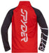Spyder Boys Bitsy Bug Zip Turtleneck 2022 - A red turtleneck with a zipper and a small bug design on the front.