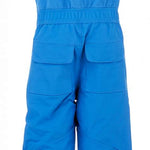 Spyder Boys Mini Expedition Pant 2023 - Blue ski pants with a white logo on the left leg.