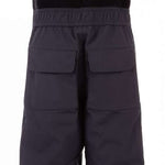 Spyder Boys Mini Expedition Pant 2023 - Black snow pants with a white logo on the left leg.