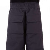Spyder Boys Mini Expedition Pant 2023 - Black snow pants with a white logo on the left leg.