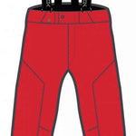 Spyder Boys Power Insulated Pant 2023 - Black insulated ski pants with white Spyder logo on left leg.