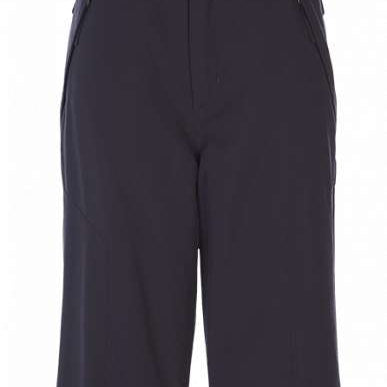 Spyder Boys Power Insulated Pant 2023 - Black snow pants with a subtle white stripe down the side of each leg.