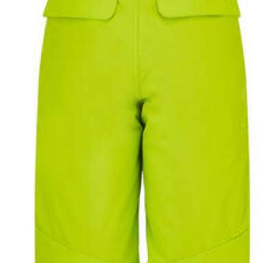 Spyder Boys Propulsion Insulated Pants 2022 - Bright green pants with adjustable straps and a small embroidered logo on the left leg.