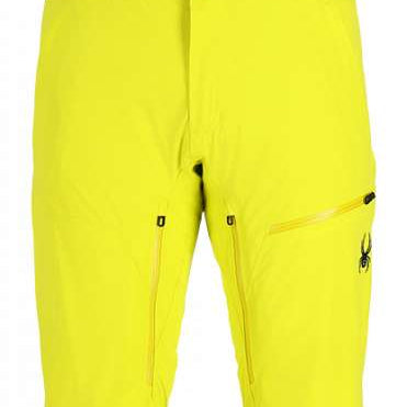 Spyder Dare GORE-TEX Tailored Pant 2023 - Black pants with a subtle pattern of thin white lines on the upper thigh area.