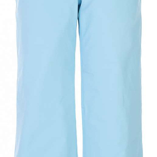 Spyder Girls Revel Insulated Pant 2023 - Light blue pants with black zipper pockets on each side.