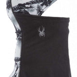 Spyder Kids Guide Balaclava 2023 - A black balaclava with a white logo on the front.