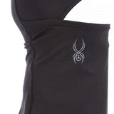 Spyder Ladies Pivot Balaclava 2023 - Black balaclava with a white logo on the left side of the chest area.