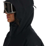 Spyder Ladies Volt GORE-TEX Jacket 2024 - A black jacket with a white spider logo on the left sleeve.