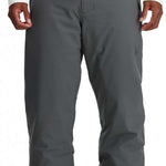 Spyder Mesa Insulated Pants 2024 - Dark gray pants with a subtle pattern of thin, darker gray lines on the upper thigh area.