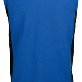 Spyder Outlaw Full Zip Fleece Vest 2022 - A royal blue fleece vest with a high collar and zippered front, featuring black hardware.