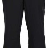 Spyder Traction Stretch Insulated Pant 2023 - Black pants with a subtle white logo on the left leg.
