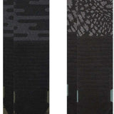 Stance Black Diamond Snow SB Sock 2-Pack 2024 - A pair of black socks with a subtle snowflake pattern on the top portion.