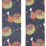 Stance Bock Bock Snow Crew Sock 2024 - A pair of gray crew socks with a repeating pattern of cartoon ducks in orange, yellow and white.