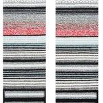 Stance Curren Snow Sock 2024 - White snowboard socks with red and black stripes on top cuff.