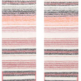 Stance Curren Snow Sock 2024 - White socks with horizontal stripes in shades of pink and gray.