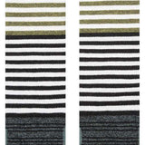 Stance Diatonic Snow Sock 2024 - White snow socks with a subtle diagonal stripe pattern and a small logo on top.